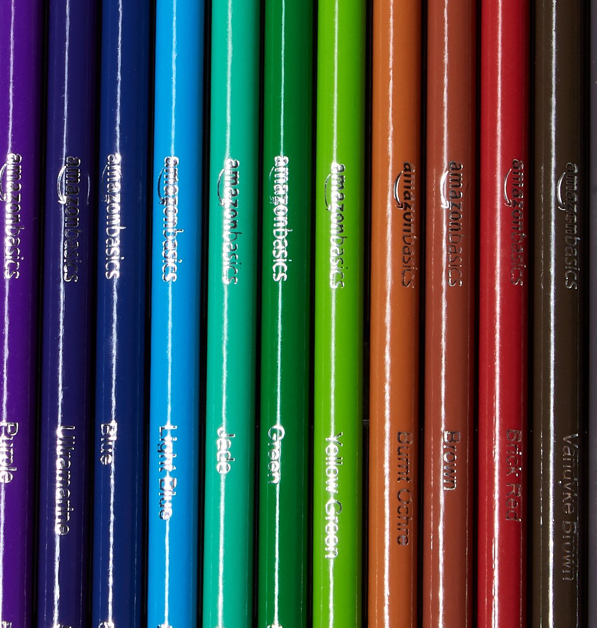 AmazonBasics 軟芯木顏色筆｜24色・圖片 3