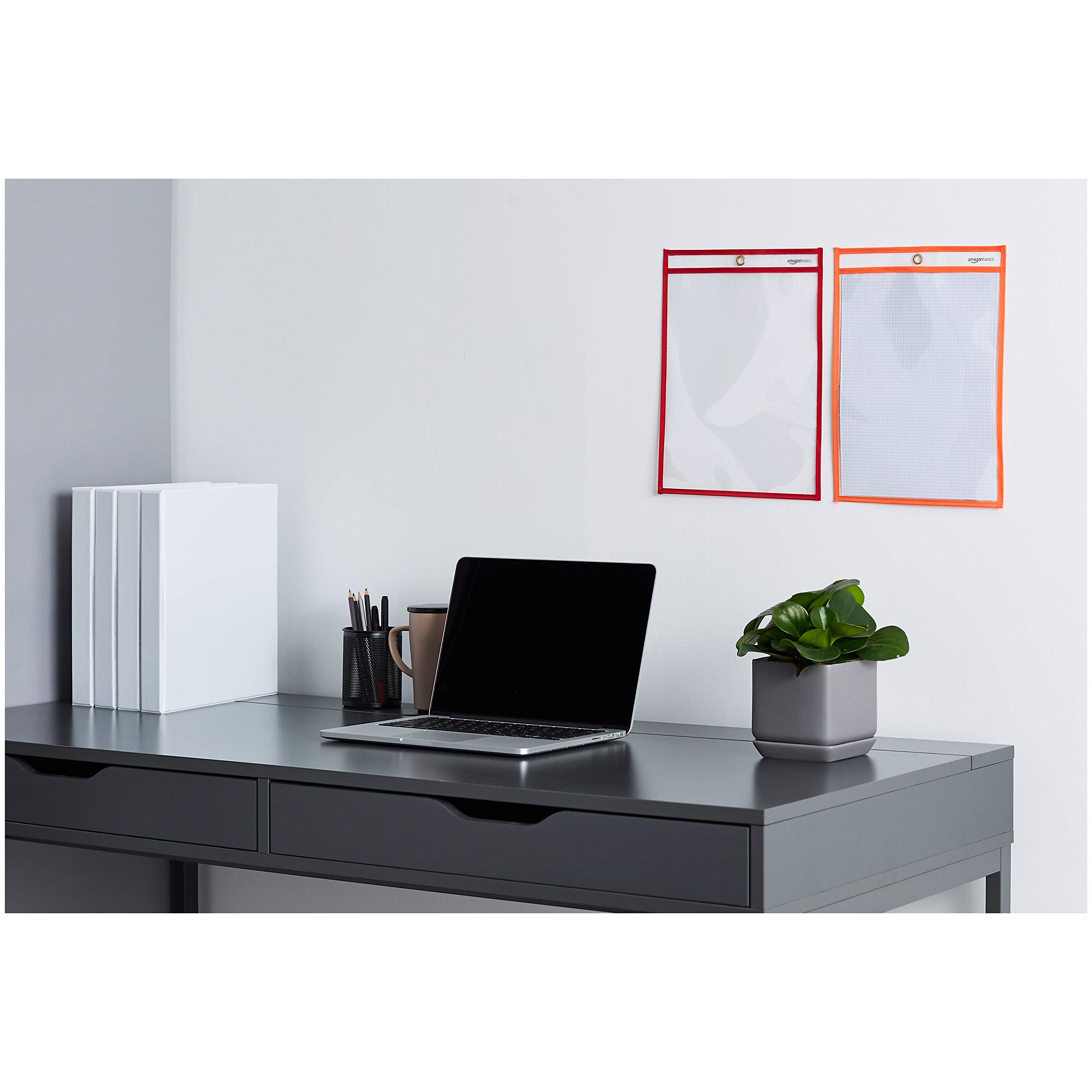 AmazonBasics 可擦寫透明文件袋｜8.5 × 11吋・25件組・圖片 5